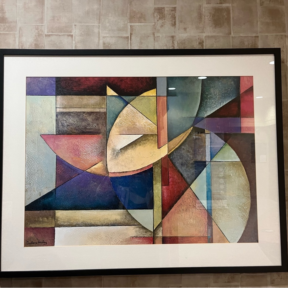 Abstract Geometric Art Print